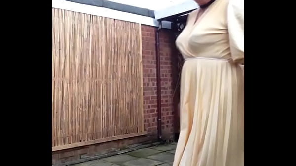 Yellow Dress Outdoors 