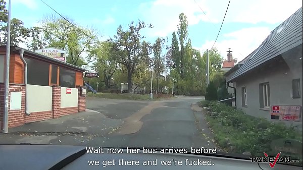 Hard Cock Painter Her Thigh With Hot Jizz After Fucking_Her In HisVan