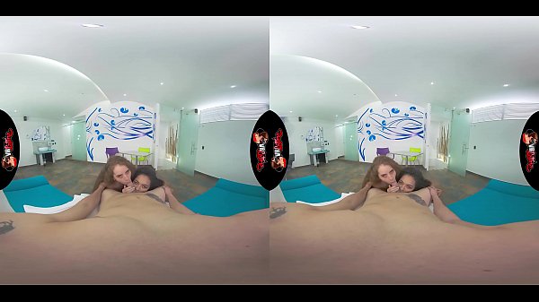 VRLatina.com - Intense Interacial Threesome in 5K