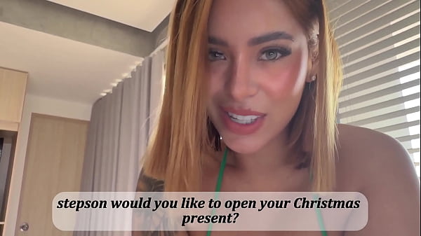 Merry christmas stepson today i will fulfill your fantasy of you filling me with milk 