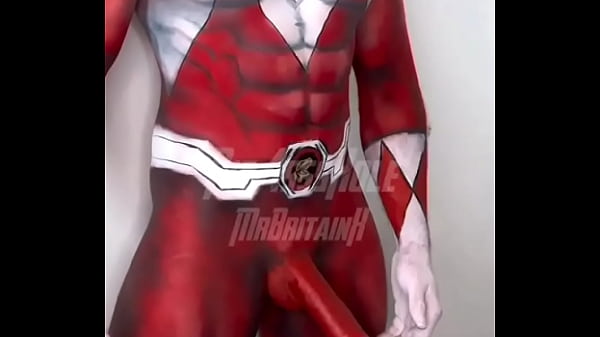 That time picassshole painted me as the red ranger this is should do another bodypainting if so what character 