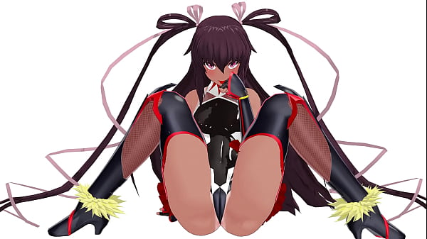 MMD対魔忍ユキカゼM字開脚