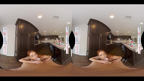 Naughty America - Your wife's friend, SiriDahl fucks YOU in thekitchen!!