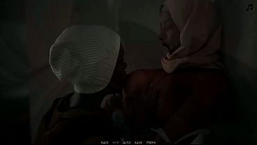 MUSLIM TEACHER ENJOYS GANGBANG