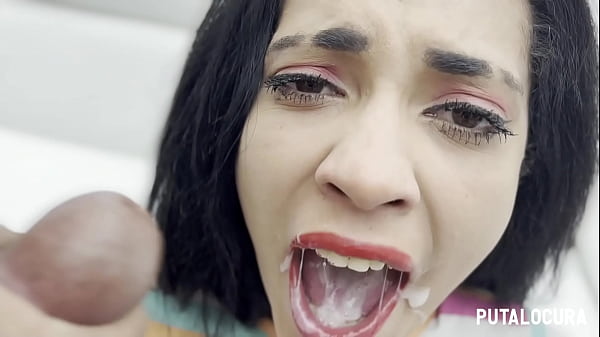 Putalocura - Bukkake Muy Caliente Y Cachondo Para Esta Morbosa Brasile&ntilde;a. thumbnail