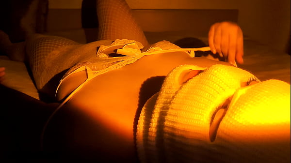 Lonely Pussy Vibrator Fuck. Hot Coffee Orgasm In Bodystocking thumbnail