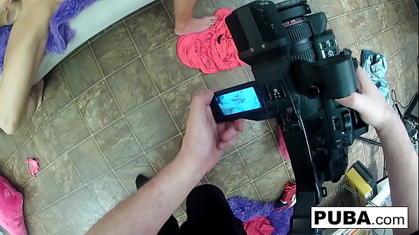 Sexy babes have some fun on set 