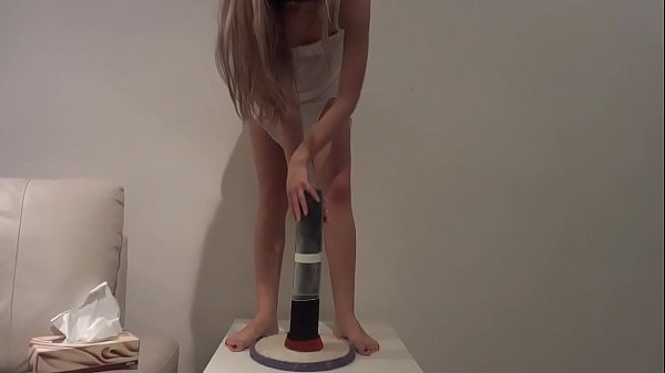 Young lady enjoying large penetrations part 1