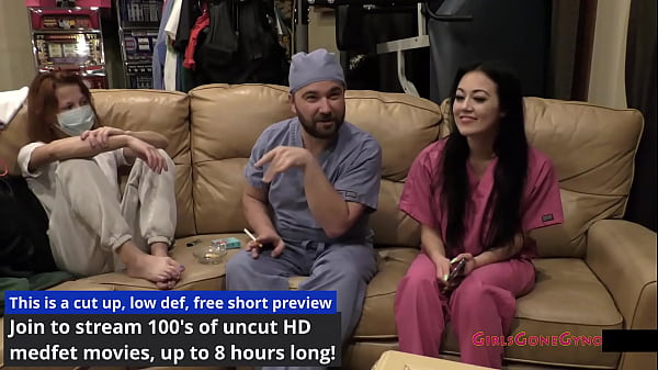 Blaire celeste hired at hooters but can't slang wangs until undergoing over the top medical checkup at doctor stacy shepards gloved hands exclusively at girlsgonegyno tons of medfet movies