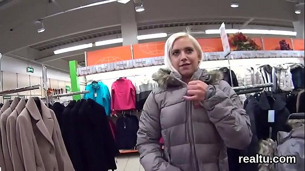 Striking czech chick was seduced in the_supermarket and poked in pov