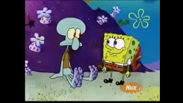sexy sponge eats a creampie made by a dickface 