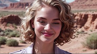 Nonton Cute Blondy Double Penetrated By Huge Dicks In Arizona Desert - Ai Interactive Video thumbnail