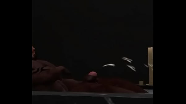 spying on handsome hunk duane brown in bathtub