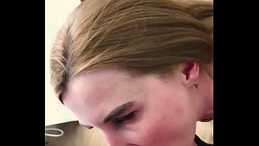 The Russian Waxer Couldn't Resist Sucking Cum Out Of His Thick Cock thumbnail