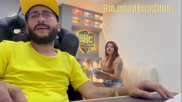 My friend helps me organize some papers & we end up fucking