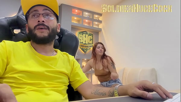 My friend helps me organize some papers & we end up fucking