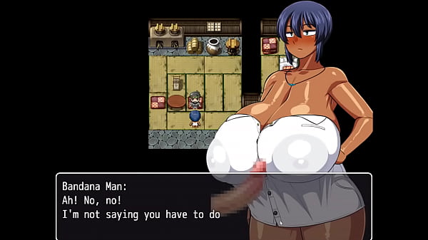 Tanned Girl Natsuki HENTAI Game Ep 13she love to have her massive tits covered in cum