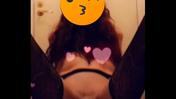 Caged sissy Emily fucks her big toy 