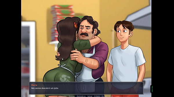 SummertimeSaga ep90 Fazendo Pizzas com aItaliana Gostosa