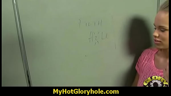 Interracial - White Lady Confesses Her Sins at Gloryhole 9 