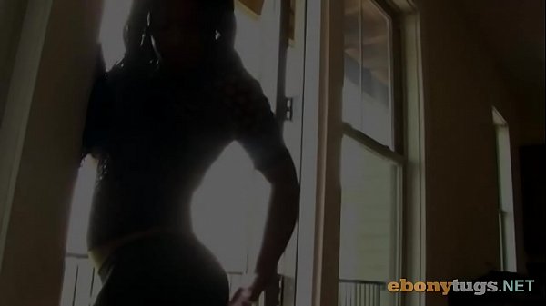 Nonton Hot Ebony Tugging Big White Cock thumbnail