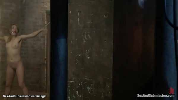 Boundbabe whipped and ass fingered