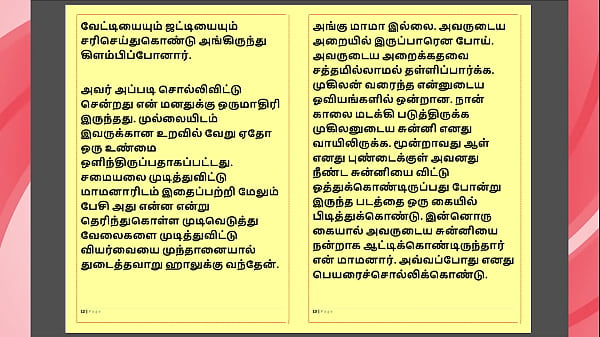 Tamil Kama Kathai - Maamanaar 15 - Tamil Sex Story 