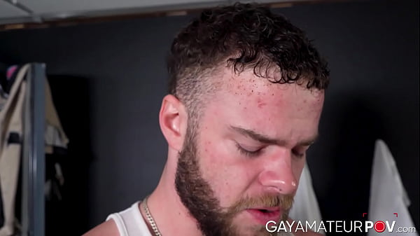 Fresh faced bearded jock Marcus McNeill just got off the field where he&acirc;s been putting in extra time. 