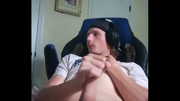 Watch him stroke his pathetic sissy dick to completion 