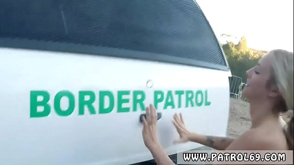 Fake cop wife analxxx Amateur Threesome for Border Slut