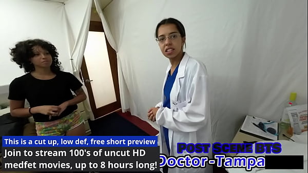 Dr tampa nicole luva's 1st gyno exam 