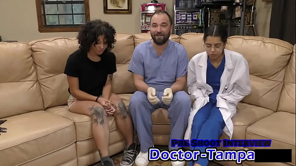 Dr tampa nicole luva's 1st gyno exam 