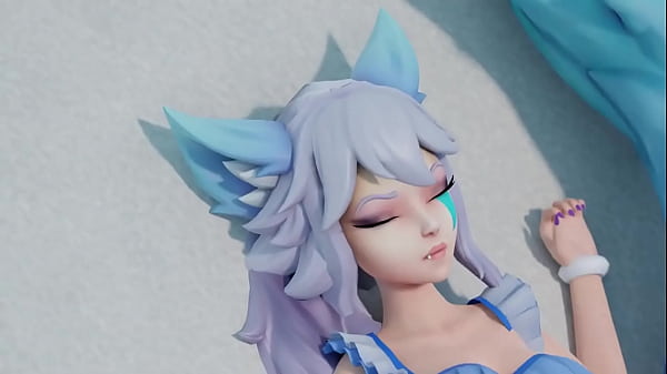 Io y Kiriko se_enrollan_en una_playa