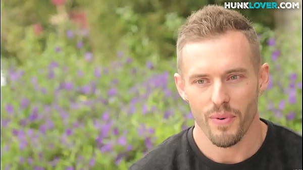 Shaved stud cums after masturbating on couch 