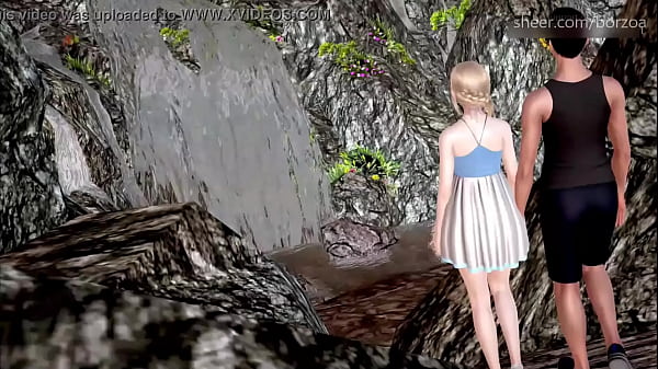 Magical teen shows true form while her pussy is getting pounded in the water [MythicManor - Naira 6]