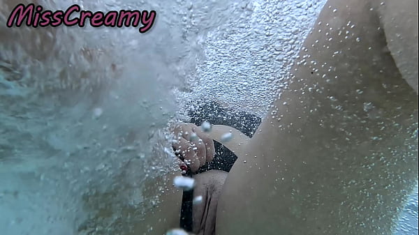 Pussy Flash - A Stranger Caught Me Touching In Public Pool And Helps Me Masturbate Risking To Be Seen By Unknown thumbnail