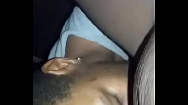 Me Eating up dark ebony pussy