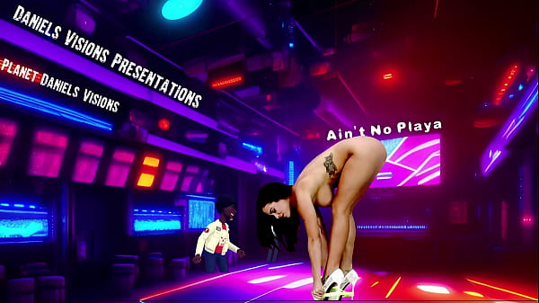 Hot 3d animation strip dance