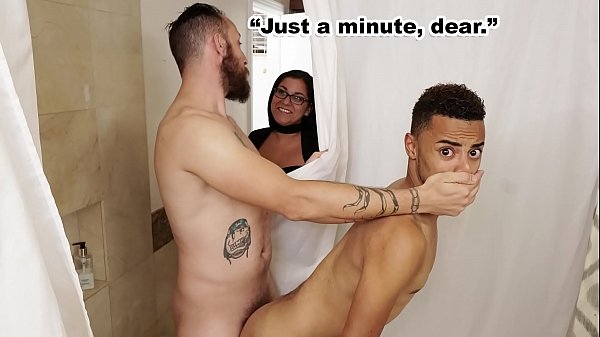 GAYWIRE - Young Latino Gets Fucked By His White Step Dad In The Shower 
