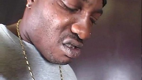 Blonde interracial blowbang 