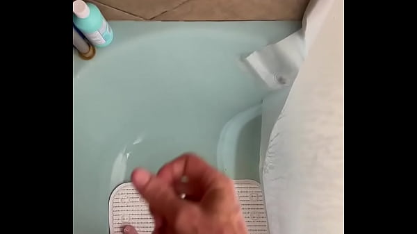 Showering Self Piss & Using It To Cum thumbnail