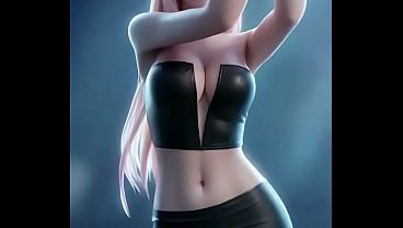 Ahri'_s Sexy Dance (The Black Eyed Peas - Boom Boom Pow) | Uncensored Hentai | AI Generated