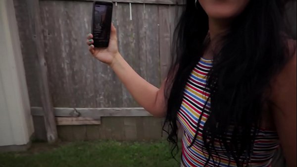 Husband_surpirses IG influencer wife while she's live. Cums_on her face.