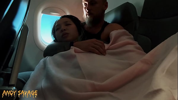 Play MP4 - PUBLIC fingering asian on an airplane MILE HIGH CLUB
