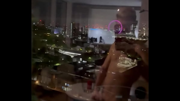 Chudai beautiful views from home of the london eye 