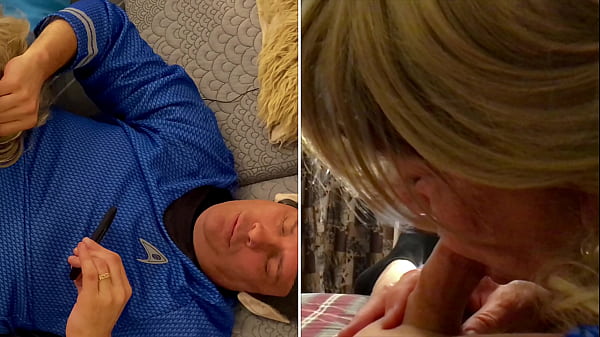 Gilf Nurse Chapel Cosplay Blowjob, Masturbation, Cowgirl Ride & Doggystyle Fuck thumbnail