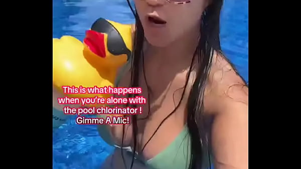 This is what happens when you&rsquo;re alone with the pool chlorinator gimme a mic