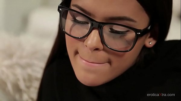 Tempting brunette whore sucks of her lover dressed as a sexy