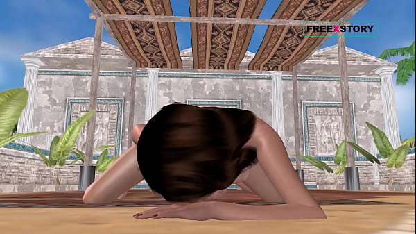 Animated 3D cartoon porn video of a cute girl getting fingered and also, she is rubbing her pussy. 