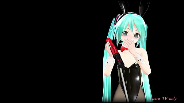 MMD_Hatsune_Miku Cosplay Conejitos Playboy Dancing Apple Pieby Piconano Femto